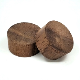 Walnut Flat Head Plugs - 3/8